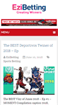 Mobile Screenshot of ezibetting.com