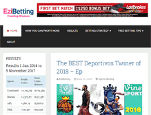 Tablet Screenshot of ezibetting.com